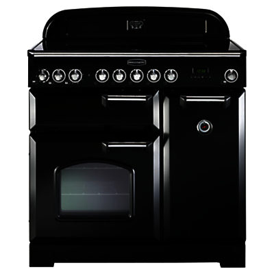Rangemaster Classic Deluxe 90 Induction Hob Range Cooker Gloss Black Rangemaster Classic Deluxe 90 Induction Hob Range Cooker Gloss Black